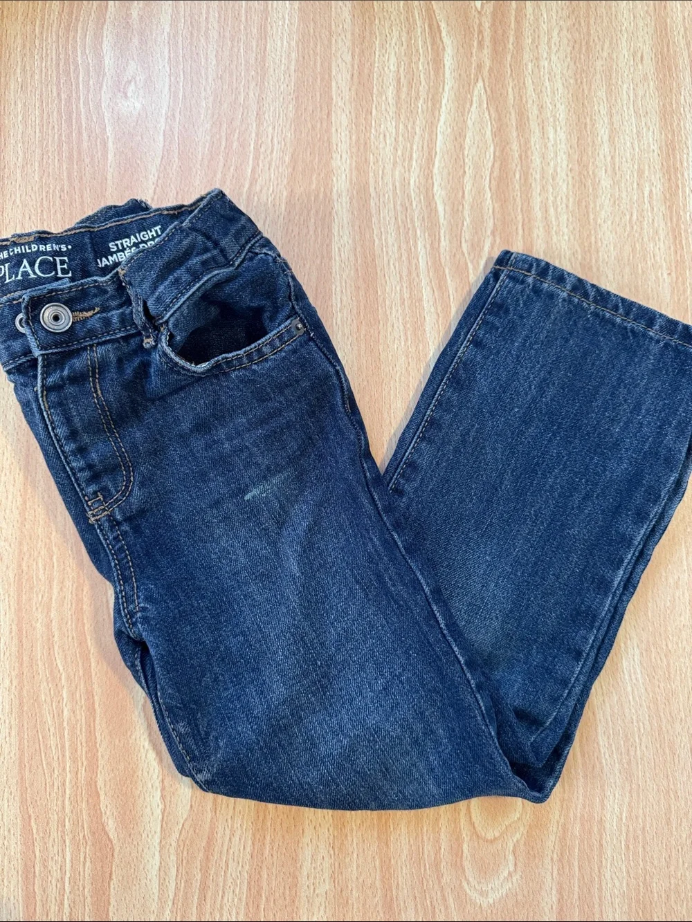 The Children's Place Dark Blue Straight Jeans for Kids